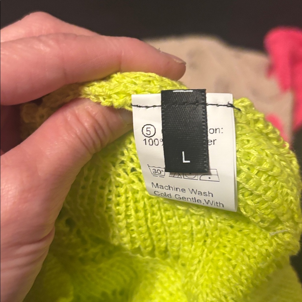 Colorful Knit Sweater - Picture 3 of 7